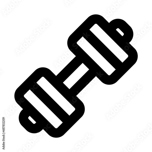 Dumbbell Line UI Icons
