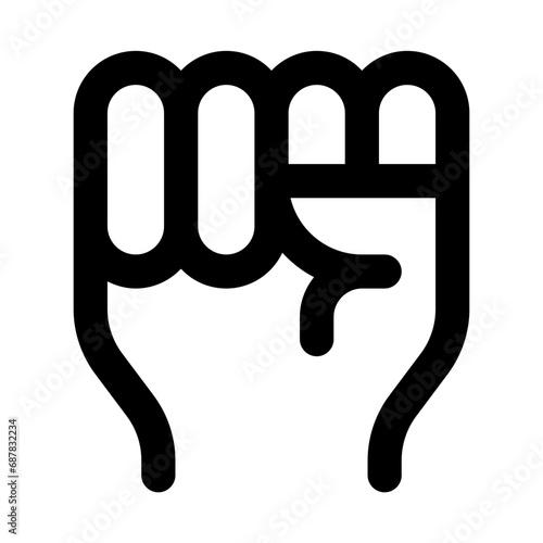 Fist Line UI Icons