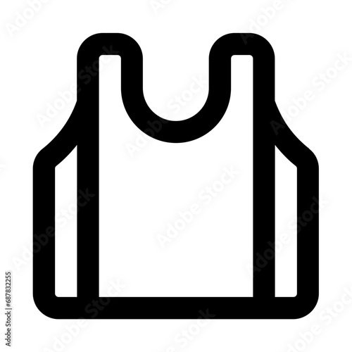 Tanktop Line UI Icons