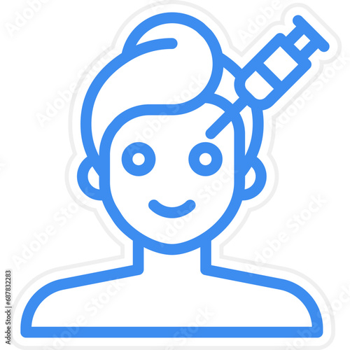 Facial Plastic Surgery Icon Style