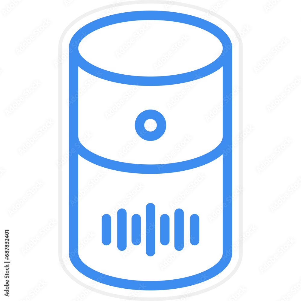 Smart Music Column Icon Style Smart Music Column Icon Style
