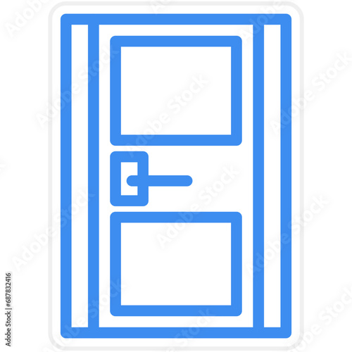 Electric Door Icon Style