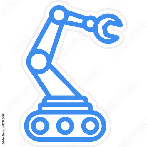 Autonomous Robotics Icon Style