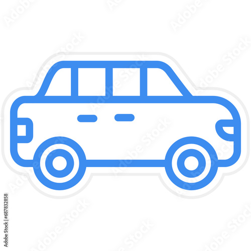 Limousine Icon Style
