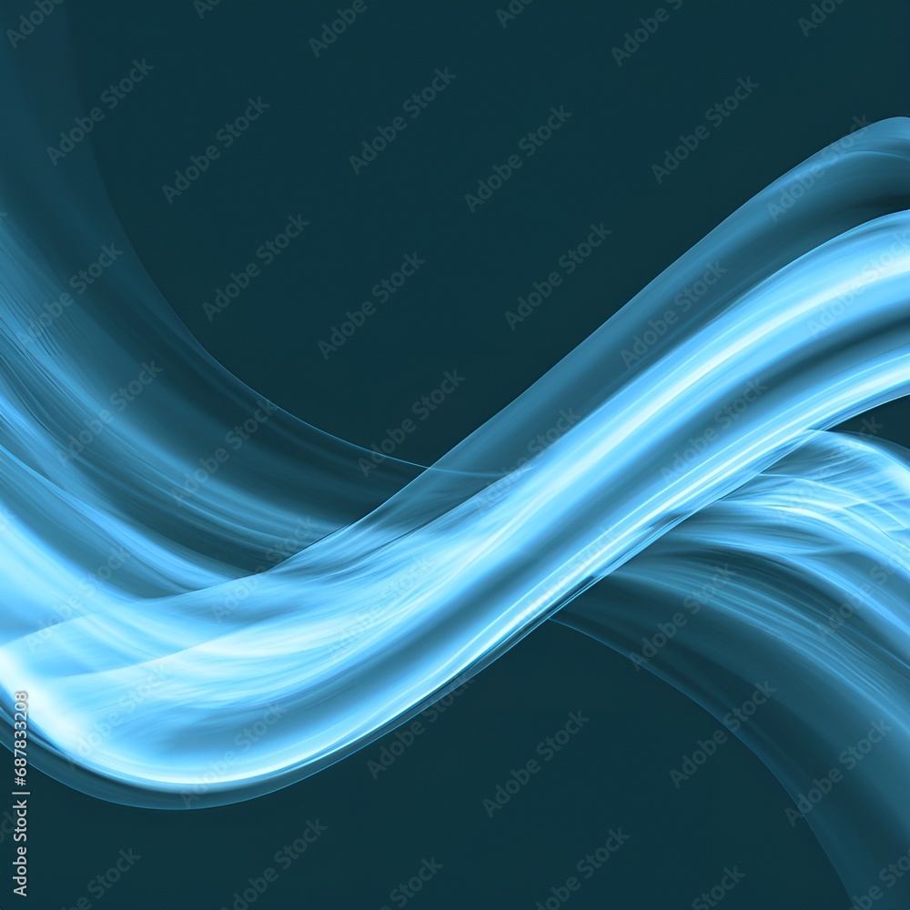 Fototapeta premium abstract blue wave background Blue Abstract Digital Wave for Backgrounds and Presentations, abstract blue wave background, presentation background, wallpaper, modern digital design