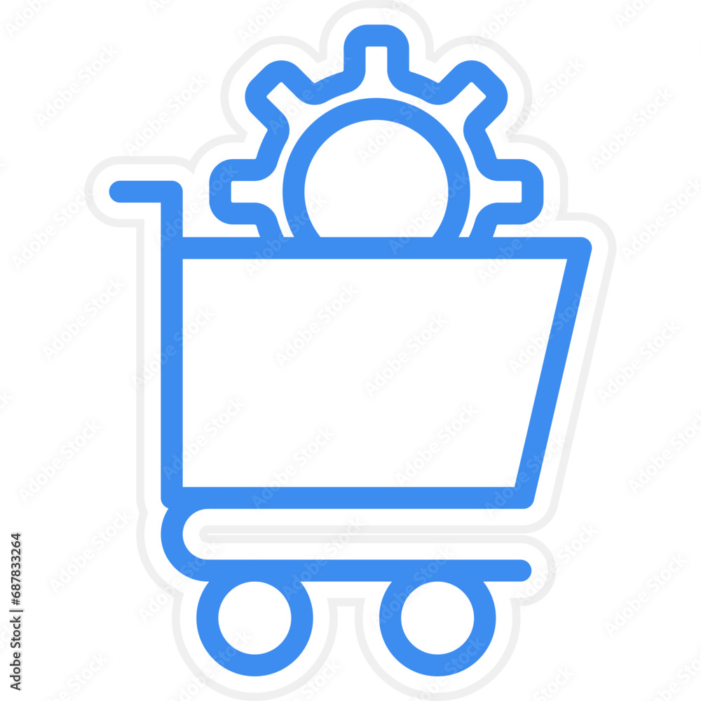 Ecommerce Solutions Icon Style Ecommerce Solutions Icon Style