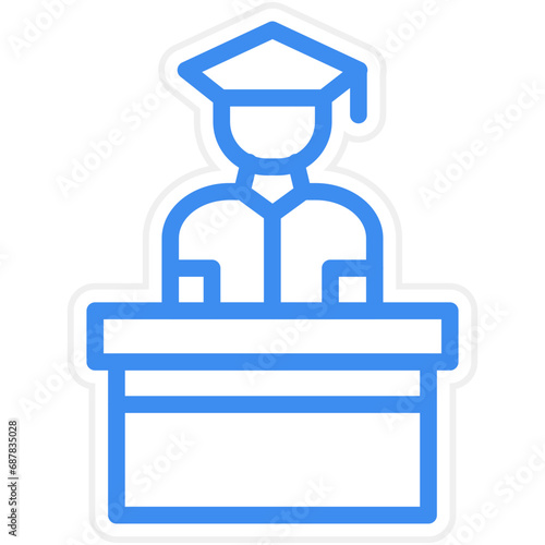 Valedictorian Icon Style