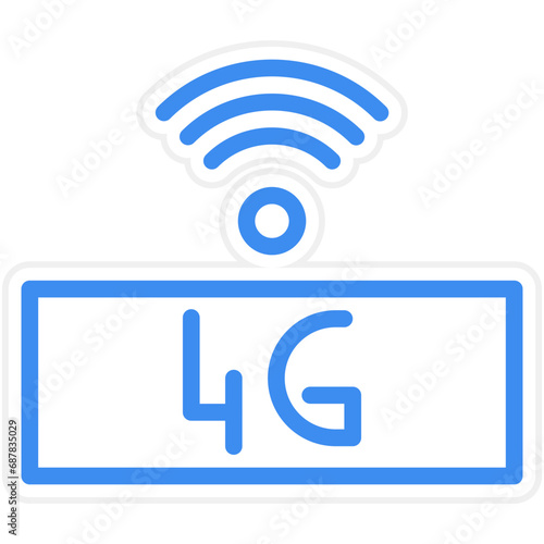 4G Icon Style