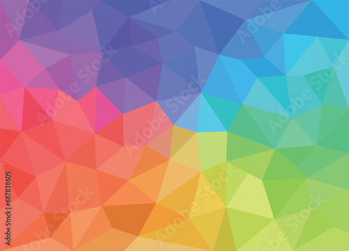 Geometric Colorful Shapes Cool Modern Background