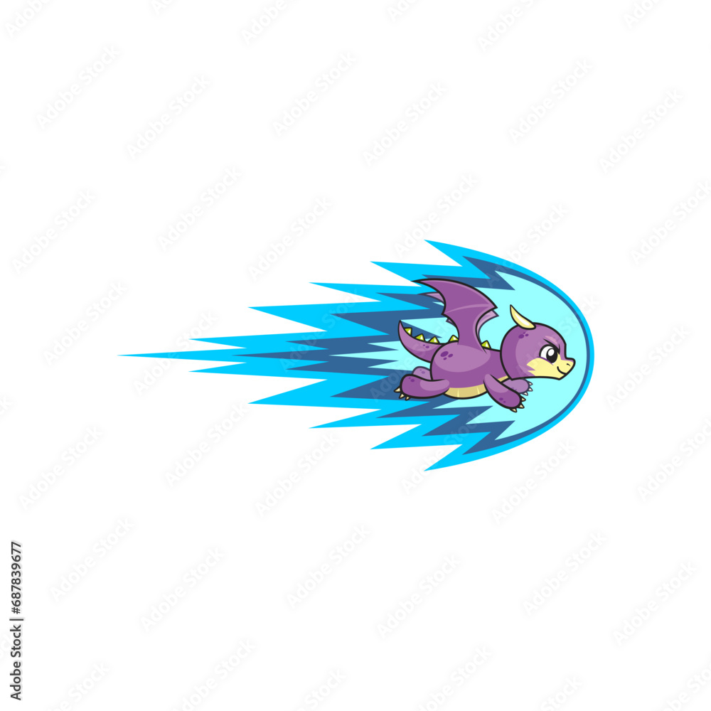 vector cute flying dragon flying vector cute flying dragon flying
