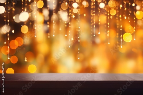 Beautiful bokeh and shimmer glitter on pastel background.