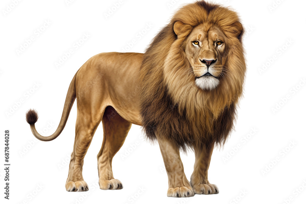Regal King on Clean Canvas on transparent background PNG