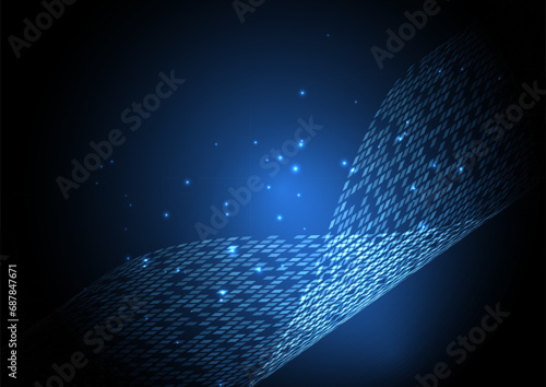 回転するデジタルイメージ背景