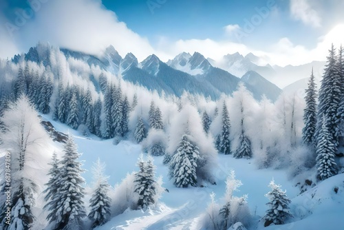 winter mountain landscape © HUSNA