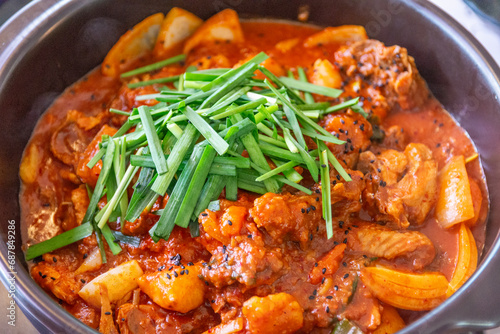 Close up of Korean Stew, Korean Cuisine