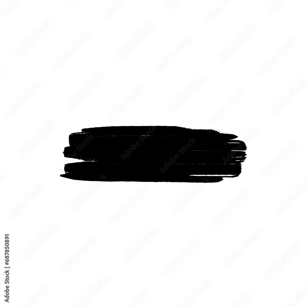 Fototapeta premium set of brush hand draw design