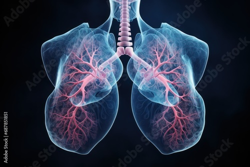 Human Lungs with Pneumonia, chest pain, chest x-ray