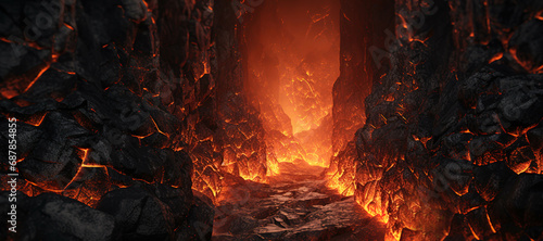 hot lava rock cliffs 4