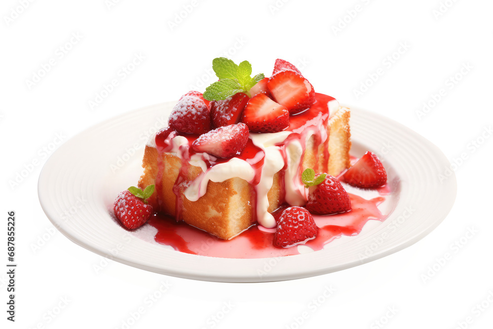 fruits bread isolated on white fruits bread isolated on white