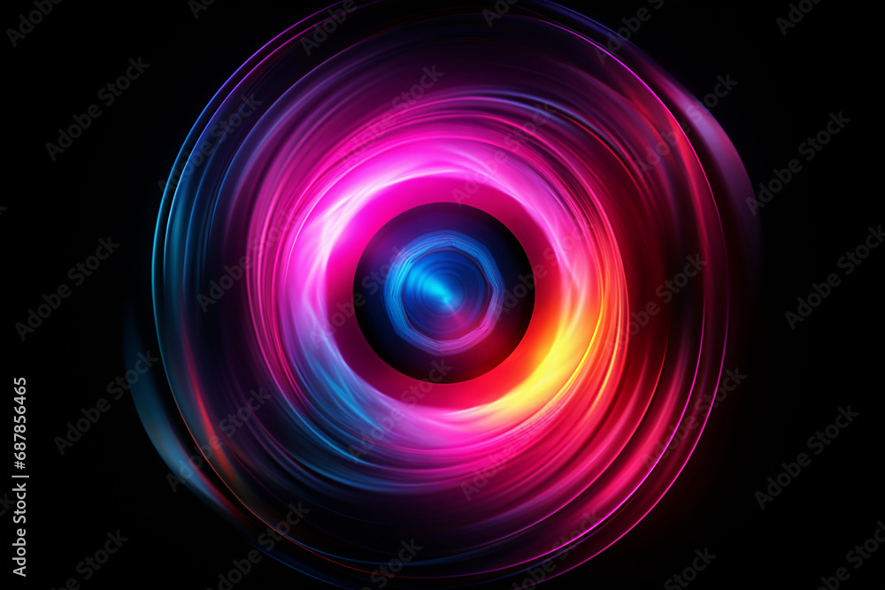 Radiant Glow: Lens Flare Graphic Element Isolated on Black Radiant Glow: Lens Flare Graphic Element Isolated on Black