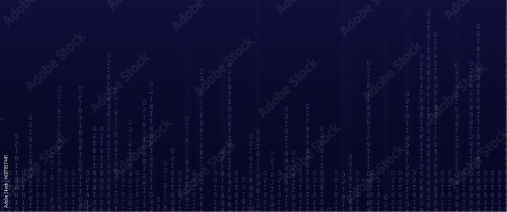 vertical reversed binary number, futuristic vector illustration for background, tech, banner, graphic vertical reversed binary number, futuristic vector illustration for background, tech, banner, graphic