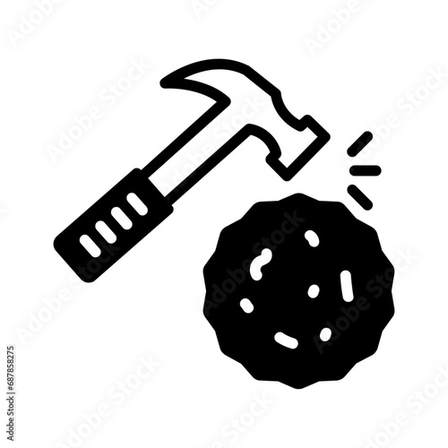 Solid black icon for Rigid