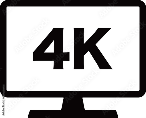 4K　モニター　アイコン