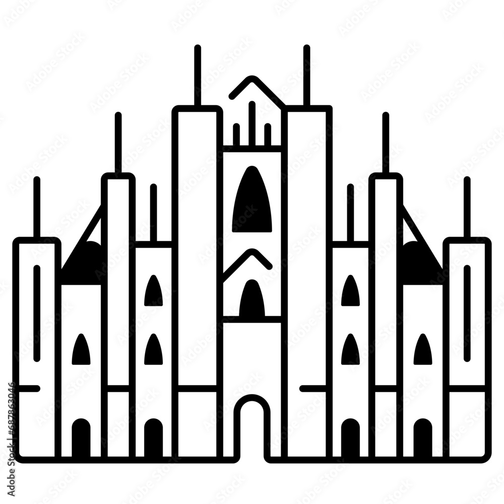 Duomo Di Milano Icon