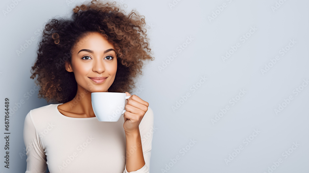 black woman drinking coffee black woman drinking coffee