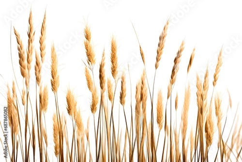   reed isolated on white background-