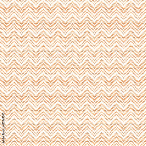 Abstract geometric herringbone pattern. simple gradient texture wave pattern in orange wave in white background used for textiles..,