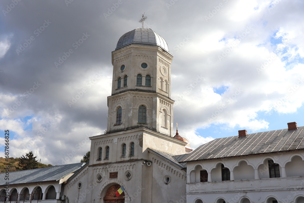 orthodox christian monastery in tulcea, romania