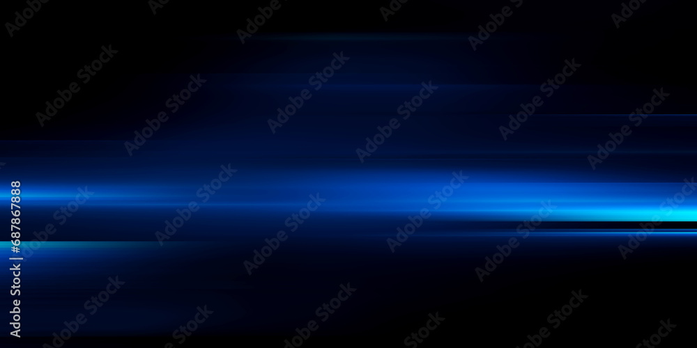 Abstract modern blue background blur motion line speed
