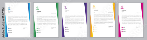 New Corporate And Creative Professional Business Elegant,Modern letterhead template design in minimalist style a4