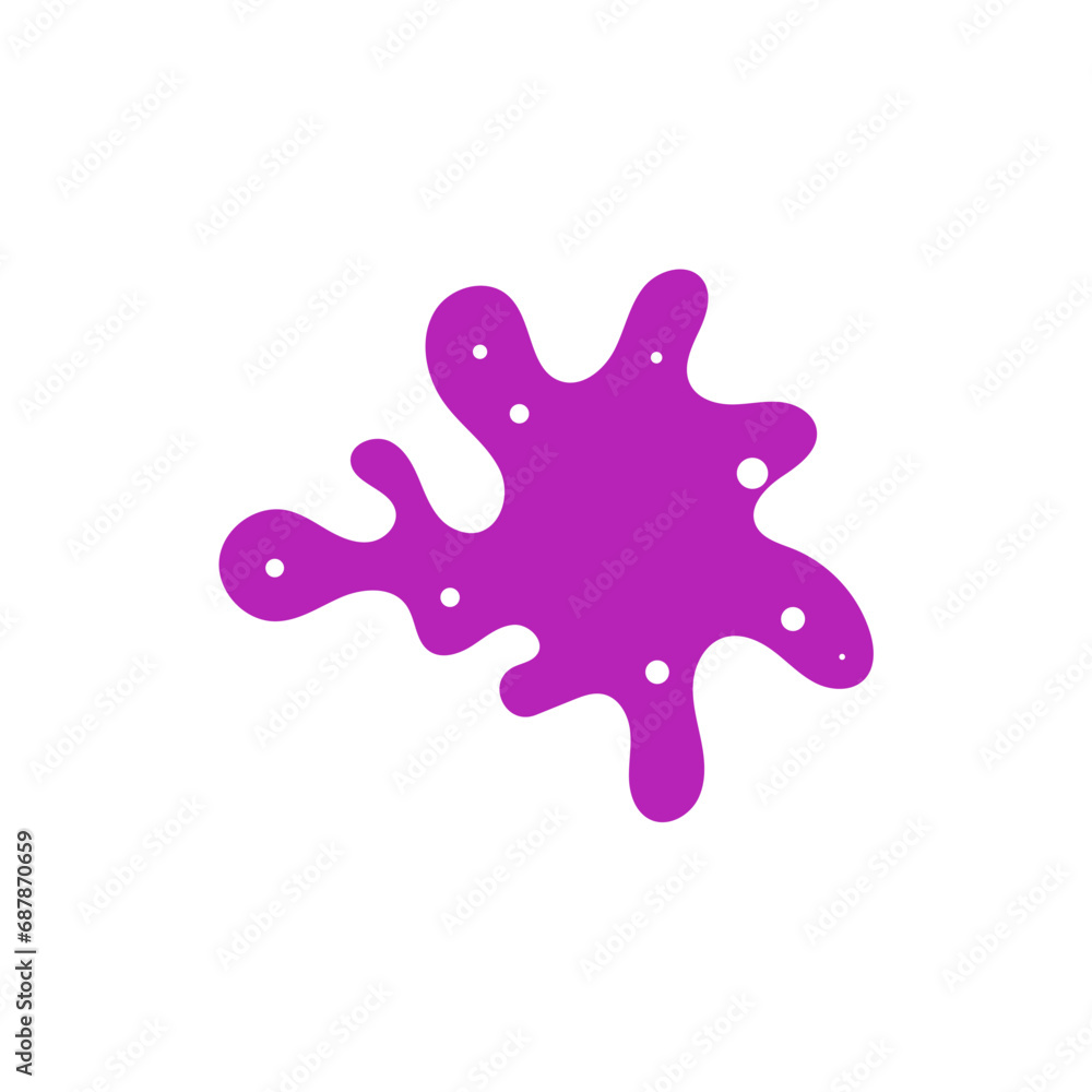 set of splashes are purple purple set of splashes are purple purple