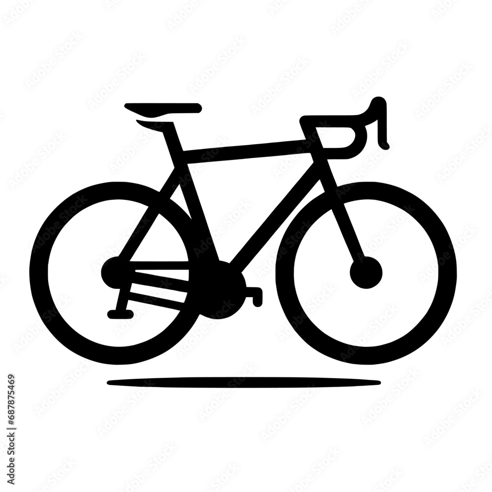 Simple Bicycle Silhouette
Simple Bicycle Silhouette
