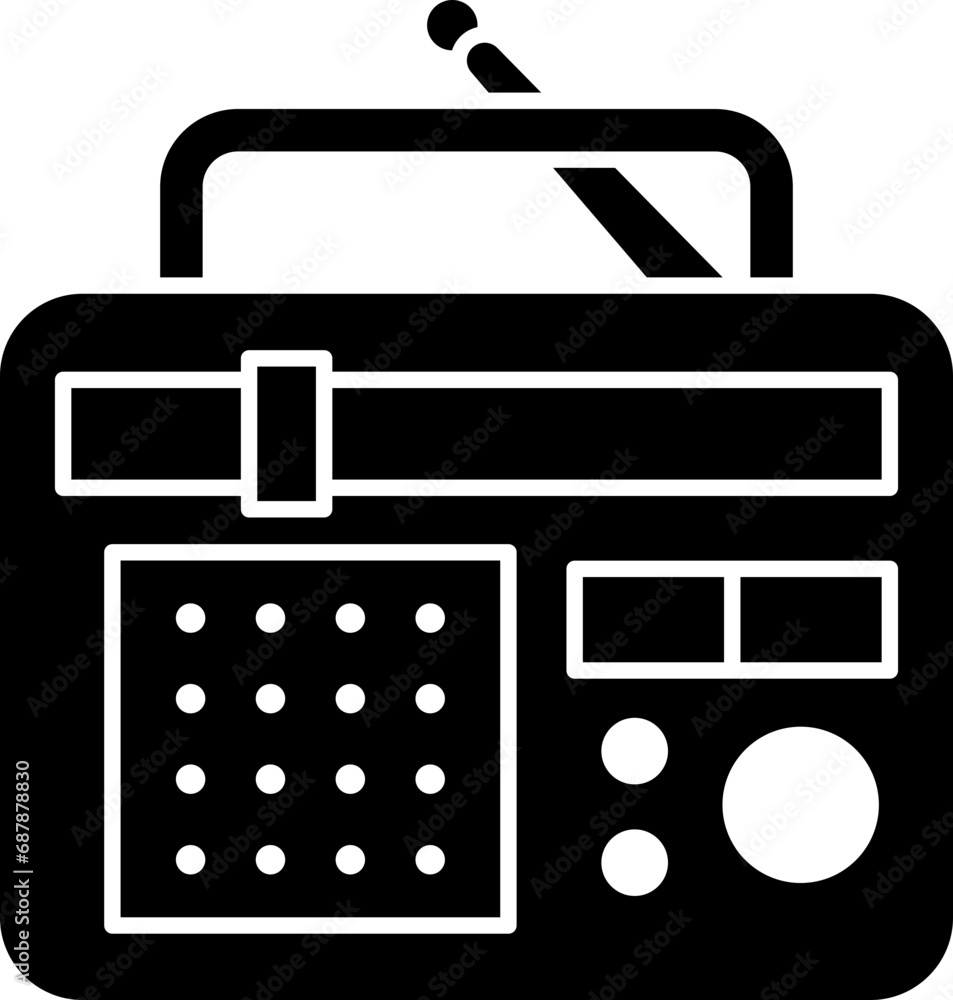 Fototapeta premium radio icon