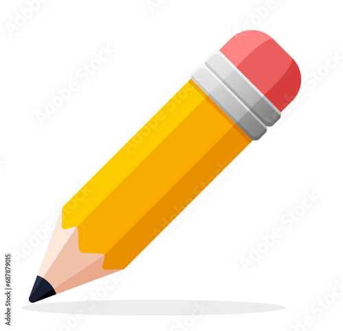 pencil isolated on white background