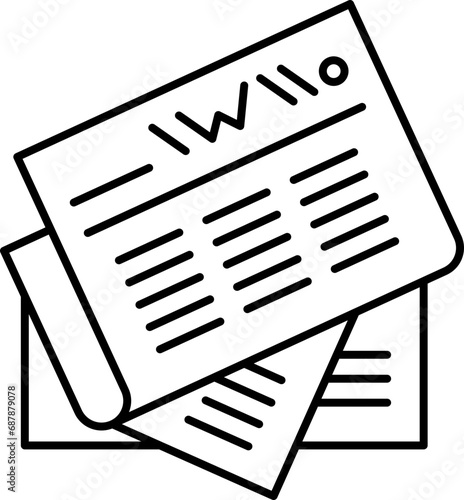 newspaper  icon