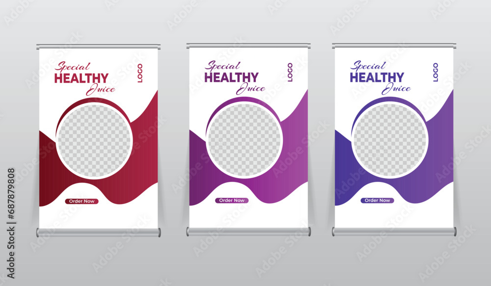 food restaurant tabletop banners design template food restaurant tabletop banners design template