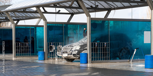 Self service high pressure car wash