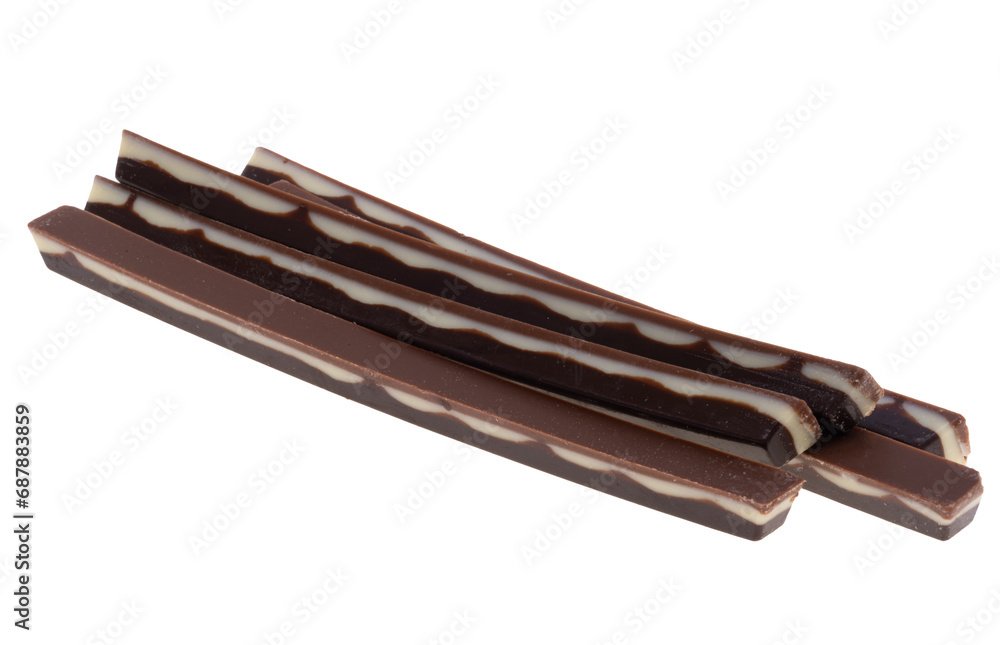 chocolate sticks isolated chocolate sticks isolated