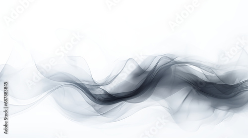 Abstract white and gray color, modern design stripes background with wave pattern. 