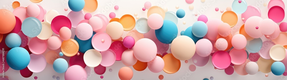 Polka Dots Style Backgrounds feature regularly spaced circles—playful and whimsical. A visual dance of joyful patterns.