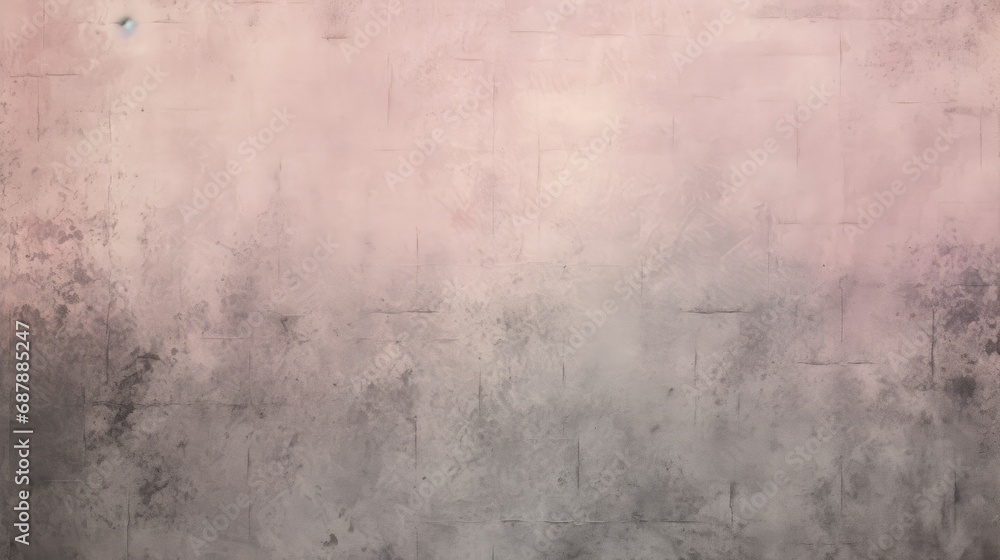 Gradient Grunge Texture Transitioning from Faded Pink to Grey