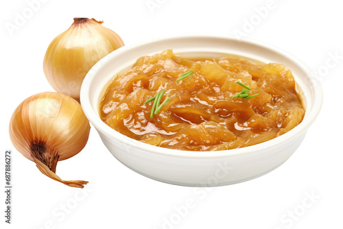 Culinary Alchemy: Transforming Tastes with Caramelized Onion isolated on transparent background photo