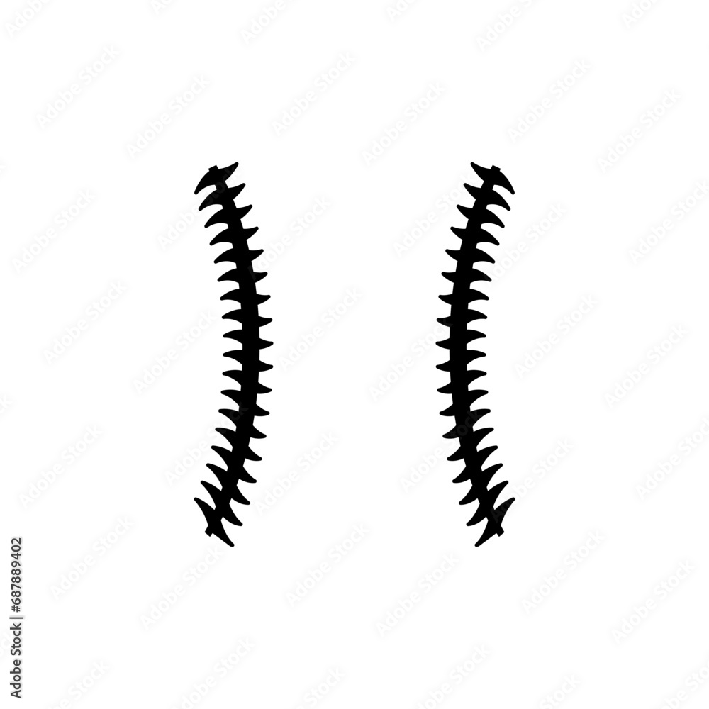 Baseball Stitches icon vector. Baseball illustration sign. Sport symbol or logo. Baseball Stitches icon vector. Baseball illustration sign. Sport symbol or logo.