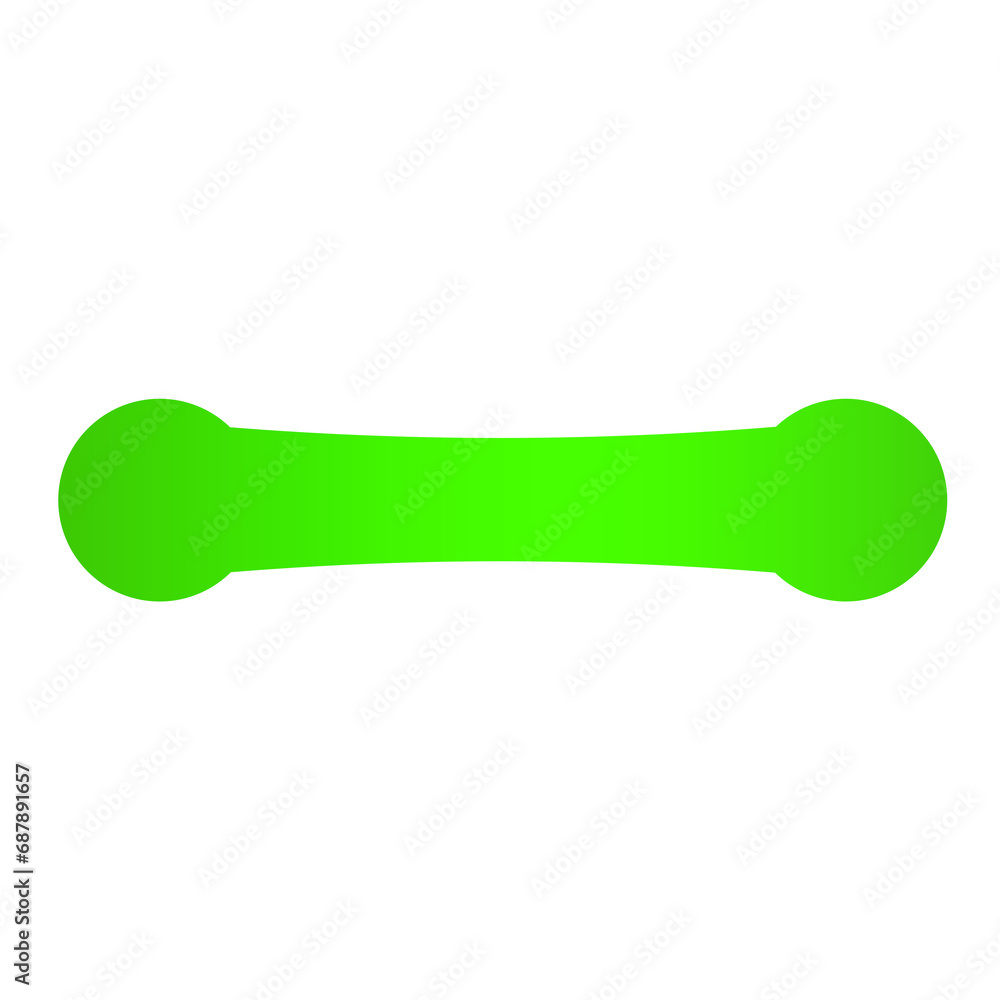 green double circle and banner bar green double circle and banner bar