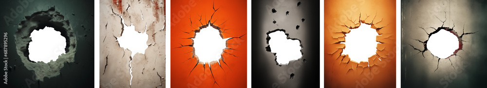 Hole in the wall - texture - various concrete wall surfaces, hole shapes and textures - Unique Premium Pen Tool Cutout Set 2 Hole in the wall - texture - various concrete wall surfaces, hole shapes and textures - Unique Premium Pen Tool Cutout Set 2