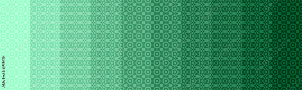 islamic geometric pattern backgrounds with green color palette